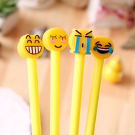 🔥An Creative Smiley Face emoji Gel Pen Funny Pen Cute Cartoon emoji Smile Cry Shy emoji Pen Black Pe