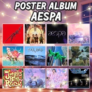 POSTER AESPA ALBUM COVER | Hiasan Dinding Kamar Album Wall Decor Kpop