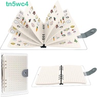 TN5WC4 Felt Brooch Storage Book, 8 Pages Dust-proof Brooch Display Board, Practical Space Saving Por