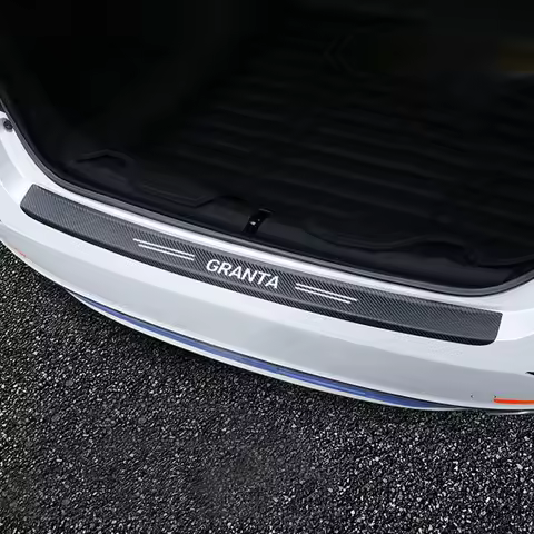 Car Sill pedal Rear Bumper Protection Stickers for lada Granta vesta kalina priora Niva Samara Vesta
