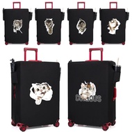 Convenient luggage cover for the new three-zipper 18-32 inch suitcase protective against scanner and