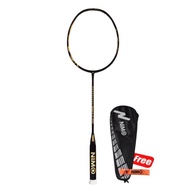 NIMO Raket Badminton SPACE-X 200 Black Gold + GRATIS Tas dan Grip