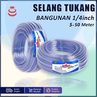 TERMURAH SELANG AIR AQUARIUM SELANG TUKANG TIMBANG BANGUNAN 1/4 INCH 5-50 METER COD