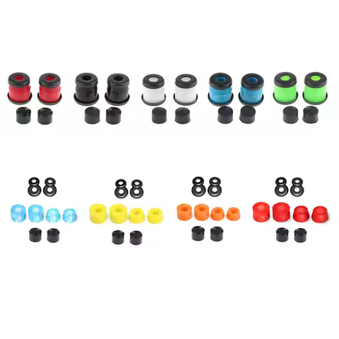 1 Set Skateboard Truck Rebuild Kit Bushing Washers Pivot Cups Shock Absorber 5In