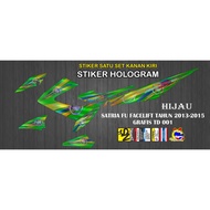 HOLOGRAM STRIPING VARIATION SATRIA FU FACELIFT 2013-2015 GRAPHICS TD 001 ALREADY LAMINATED ANTI-FADI