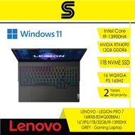 LENOVO LEGION PRO 7 - Gaming Laptop (16" IPS 240HZ/I9-13900HX/32GB RAM/1TB SSD/RTX 4090/W11/BAG)