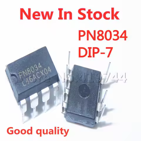 5PCS/LOT PN8034A PN8034 DIP-7 Non-isolated high-efficiency AC-DC conversion charging control chip IC