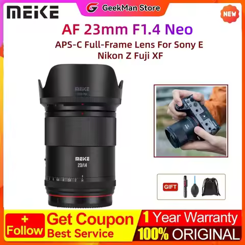 NEW MEKE Meike 23mm F1.4 AF Auto Focus APS-C Large Aperture Portrait Lens For Sony E FOR Nikon Z for
