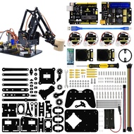 Professional Keyestudio STEM  4DOF Robot Arm Kit  Mechanical Arm Claw Kit PS2 Control For Arduino Ro