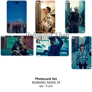 Unofficial Bigbang PC Photocard set