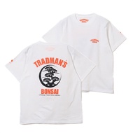 BEAMS pine printed loose cotton short sleeved T-shirt