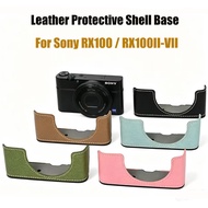 Sony DSC-RX100 Camera Leather Protective Case Base For  RX100 M2-M7 RX100 VII Mark 7