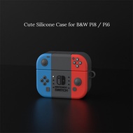 Cute Games Case for Bowers & Wilkins Pi8 / Pi6 Wireless Earbuds Soft Silicone Shockproof Protective 