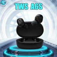 Original A6S TWS Headset Fone Bluetooth Headphones Noise Reduction Headset Sport Bass Earbuds Stereo Airbuds For Xiaomi