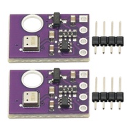 2 unit Modul Pengukuran Suhu dan Kelembapan Digital Berketepatan Tinggi AHT30 dengan Komunikasi I2C 