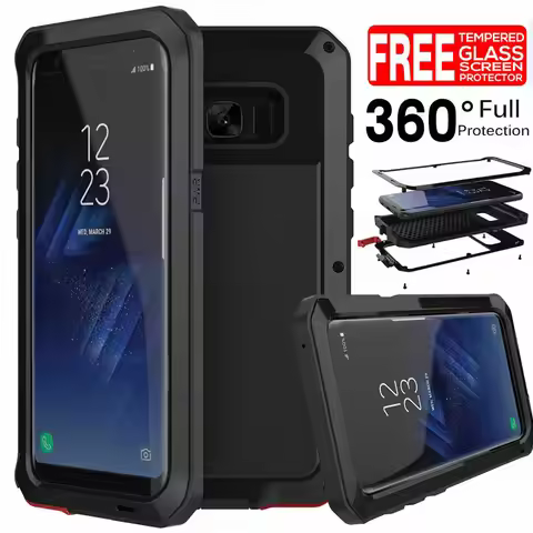 For Samsung Galaxy Note 20 Ultra Shockproof Waterproof Metal Armor Case Cover For Samsung Galaxy Not