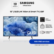 Samsung 50โ QLED Q8F 4K Vision AI Smart TV (2025)