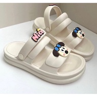 Women's slingbacks, Korean style 4cm padded sandals (HY8269)