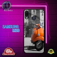 SAMSUNG M20 Case Can Be Used For All Types hp Also [VESPA Motif] _Latest Shiny Case _Custom Case_Har