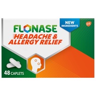 Headache and Allergy Relief Caplets with Acetaminophen 650mg, Chlorpheniramine Maleate 4mg and Pheny