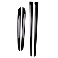 For -V Vezel 2021 2022 Glossy Black Inner Door Panels Strip Decoration Cover Trim