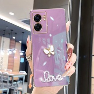 เคสโทรศัพท์สำหรับ OPPO A77S A57 2022 A77 5G A91 A92 A52 A93ผีเสื้อเพชร3มิติ