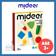 (6 Colors Silky Crayons) Mideer Silky Crayon Children Kid Colorful Quality Washable Art and Craft Ch
