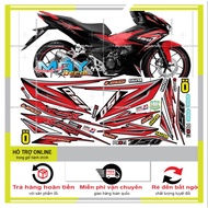 WINNER X RED BLACK REMOVABLE STICKER 30365