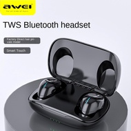 AWEI HiFi Sound Quality Bluetooth 5.1 T20 Earphones Smart HiFi Mini Touch Private In-ear type Wireless Bluetooth Headset 无线蓝牙耳机
