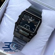 Casio Vintage AQ-230A-7 Silver Stainless Steel Men Watch