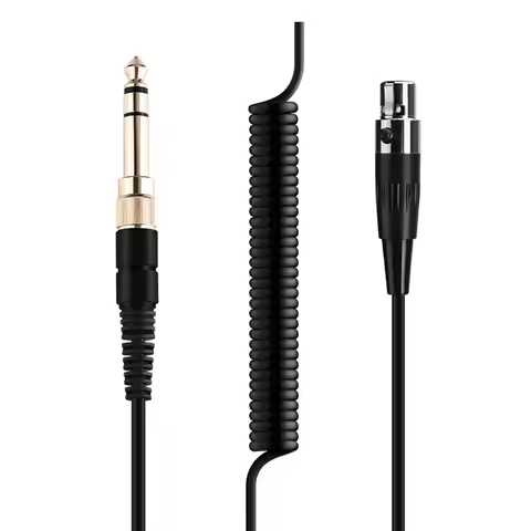 For Pioneer AKG Q701 H118 H128 HDJ-2000 K141 K272 K701 K702 K371 K275 Replaceable 6.35mm to MINI XLR