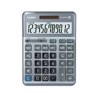 Casio Calculator เครื่องคิดเลข  คาสิโอ รุ่น  DM-1200FM แบบตั้งโต๊ะดีไซน์โค้งมน ขนาดใหญ่ 12 หลัก สีเทา