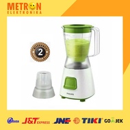 JRS123 - PHILIPS HR 2057 03 BLENDER GELAS PLASTIK PUTIH HIJAU 1.25 LIT