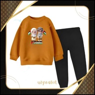 Fgk-24 aq-54 ss-64 Children's Long Suit with Free Palestine Motif for Ages 3-11 Years Viral Cheap Vi