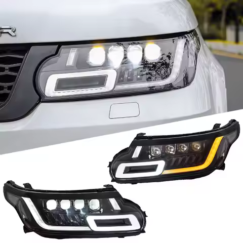 YU GUANG for Land Range Rover Sport L494 2014 2017 Accessories Upgrade LED Headlight Dynamic Turn Si