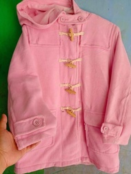 (preloved) COAT/Jaket pink usia 12-15 th