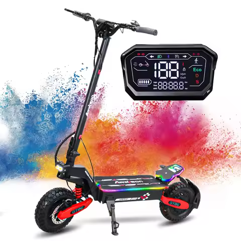 Electric Scooter,45Miles Long Range 40MPH Top Speed E Scooter,11" Offroad Tire Scooter for Adults wi