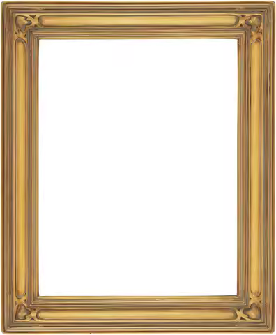 Museum Collection Gothic Ornate Picture Frame - 8"x10", Gold Oil Painting Frames | Closed Corner Hig