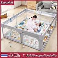 คอกกั้นเด็ก คอกเด็ก 6ฟุต คอกกั้น คอกกั้นเด็กตาข่าย ฟรีลูกบอลทะเล คอกกั้นเด็ก 6ฟุต/5ฟุต/4ฟุต