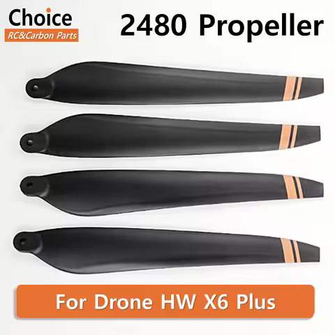 2480 Carbon Nylon Propeller For Hobbywing X6 Plus Motor 24 Inch Folding Drone Propellers Blades Agri