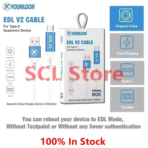 NEW EDL V2 Cable For Type C qualcom Device to EDL Mode 9008