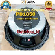 Speaker Komponen Precision Devices Pd 1850 Pd1850 18 Inch Voice Coil 5
