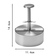 Cetakan Burger Patty Stainless /Cetakan Beef Burger Round/Burger Maker Patty Press