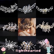 LIGHTHEARTED Bridesmaid Hairpins Jewelry Crystal Peals Wedding Headpieces