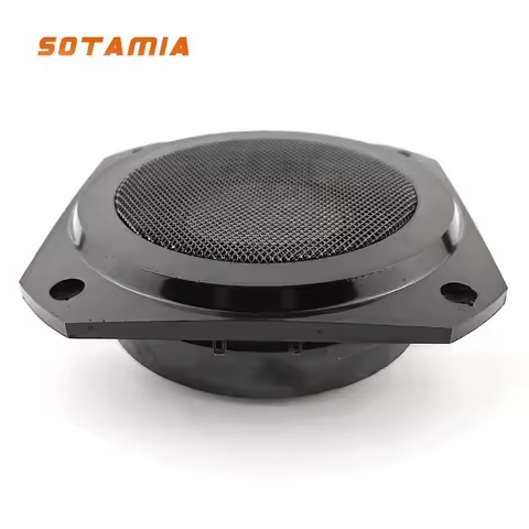 SOTAMIA 1PCS 4.5 Inch Pure Midrange Speaker 8 Ohm 20W Super Magnetic Home Bookshelf Speaker Bluetoot