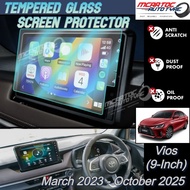 Toyota Vios (Year 2023-October 2025) 9-Inch Navigation Tempered Glass Screen Protector