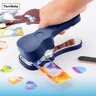 [Torribaly]Guitar Pick Punch DIY Guitar Pick Hole Puncher with 15 Variety Pick Strips for Guitar Pla