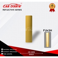 Reflective/reflective STICKER Material CAR DIARY (GOLD)/Reflective L61 CM X P50 CM