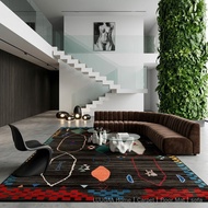 [Luugaa]Moroccan-style large area rug for the living room Exotic Persian-style sofa and coffee table