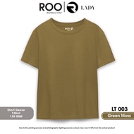 ROO Lady Round Neck Short Sleeve T-Shirt 100% Cotton